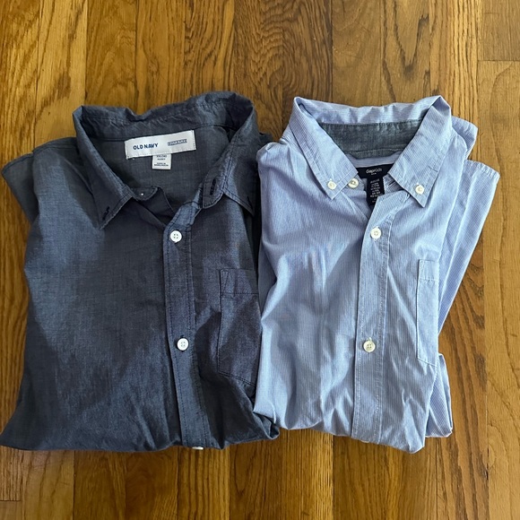 Gap and Old Navy button down shirts boys size XXL. - Picture 5 of 6